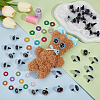 60 Sets 30 Styles Plastic Craft Eyes KY-PH0002-20-4