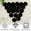 SUPERFINDINGS 20Pcs Velvet with Aluminum Shank Buttons BUTT-FH0001-009A-4