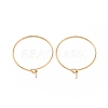 Ion Plating(IP) 316L Surgical Stainless Steel Hoop Earring Findings STAS-D164-05G-3