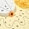 DIY Round Snake Chain Bracelet Necklace Making Kit CHS-CJ0001-32-6