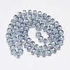 Electroplate Glass Beads Strands EGLA-Q083-8mm-D-3