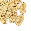 Ion Plating(IP) 304 Stainless Steel Pendants STAS-E182-10G-1