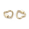 Brass Screw Carabiner Lock Charms KK-T047-04G-2