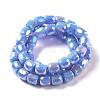 Electroplate Opaque Glass Beads X-GLAA-F108-10A-03-2