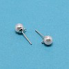 304 Stainless Steel Stud Earring Findings STAS-WH0029-02B-02-1