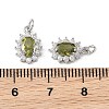 SHEGRACE Brass Micro Pave Cubic Zirconia Pendants XGRQ2O929-446D-P-3