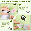2 Bagds Oval Felt Craft Doll Eye DIY-FG0010-04A-3