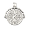 304 Stainless Steel Pendants STAS-K322-20B-P-1