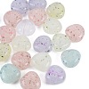 Marbled Stone Style Opaque Acrylic Beads OACR-G009-09B-4
