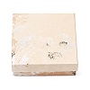 Floral Oil Painting Print Square Cardboard Jewelry Boxes CBOX-A010-01B-07-1