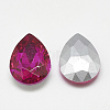 Pointed Back Glass Rhinestone Cabochons RGLA-T081-6x8mm-09-2