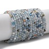 Natural Aquamarine Beads Strands X-G-L651-C09-4mm-2