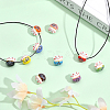 CHGCRAFT 40Pcs 10 Colors Handmade Porcelain Beads PORC-CA0001-11-4