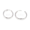Tarnish Resistant 202 Stainless Steel Huggie Hoop Earrings X-EJEW-F111A-25mm-P-3