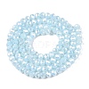 Electroplate Glass Beads Strands EGLA-A044-P4mm-B06-3