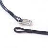 Waxed Polyester Cord Necklace Making MAK-I011-02-2