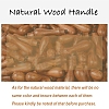DIY Wood Wax Seal Stamp AJEW-WH0131-233-3