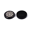 Acrylic & Natural Freshwater Shell Cabochons OACR-N164-06-2