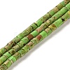 Synthetic Regalite/Imperial Jasper/Sea Sediment Jasper Beads Strands G-F765-E05-01-1