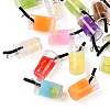 Plastic Imitation Drink Pendants CRES-S359-13-1-1