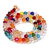 Transparent Electroplate Glass Beads Strands GLAA-F029-2mm-D29-2