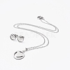 304 Stainless Steel Jewelry Sets SJEW-D094-38P-3