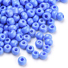 Baking Paint 8/0 Glass Seed Beads SEED-Q025-3mm-L23-2