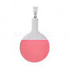 Printed 201 Stainless Steel Pendants STAS-T066-86B-1