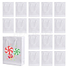 20Pcs Rectangle Cardboard Paper Bags AJEW-NB0005-42-7