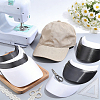 24Pcs 8 Styles Plastic Hat Brim Board for Peaked Cap AJEW-NB0009-41-4