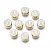 Alloy Enamel Beads ENAM-N052-006-01U-RS-1