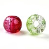 Baking Paint Transparent Crackle Glass Beads X1-DGLA-Q018-4mm-M01-3
