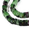 Natural Ruby in Zoisite Beads Strands G-N342-71-3