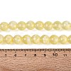 Transparent Half Spray Painted Glass Beads Strands LS-GLAA-Q110-02A-01-4