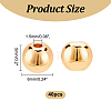 Rack Plating Brass Beads KK-LP0001-08G-04-2