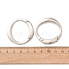 Alloy Spring Ring Clasps AL-B004-01P-B-2