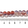 Crackle Glass Beads Strands CCG-C002-8mm-11-4