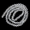 Transparent Electroplate Glass Beads Strands EGLA-A039-T4mm-A13-2