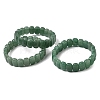 Natural Green Aventurine Beaded Stretch Bracelets for Women Men BJEW-D461-02D-2