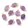 Natural Agate Links Connectors G-T131-99F-1