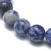 Natural Blue Spot Jasper Bead Stretch Bracelets BJEW-K212-C-039-3