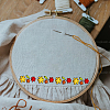 4 Sheets 11.6x8.2 Inch Stick and Stitch Embroidery Patterns DIY-WH0455-113-4