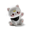 Opaque Cute Little Cat Resin Ornament RESI-S015-02B-1