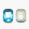 Pointed Back Glass Rhinestone Cabochons RGLA-T079-6x8mm-12-2