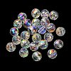 AB Color Plated Glass Beads EGLA-P059-02A-AB21-1