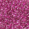 6/0 Transparent Inside Colours Glass Seed Beads SEED-P006-01A-04-3