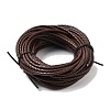 Braided Leather Cord with Core WL-F009-B01-4mm-1-1