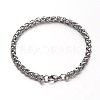 304 Stainless Steel Wheat Chain Jewelry Sets For Men SJEW-O032-04P-4