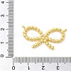 Bowknot Rack Plating Brass Pendants KK-S396-10A-3
