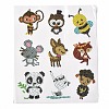 DIY Animal Theme Diamond Painting Stickers Kits For Kids X-DIY-O016-15-2
